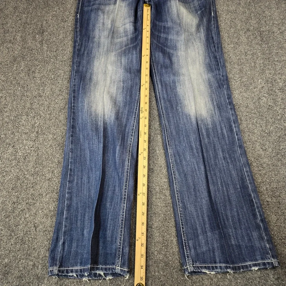 Wrangler 20X Style 42 Mens Vintage Bootcut Jeans Blue Denim 42MWXLB